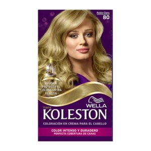 Tinte Koleston New Kit 80 Rubio Claro en empaque