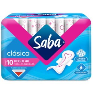 Toalla Femenina Saba Clasica Con Alas X10 Uni