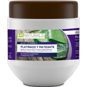 Tratamiento Platinado Aloe + Vitamina E de IHR en presentación de 400Ml