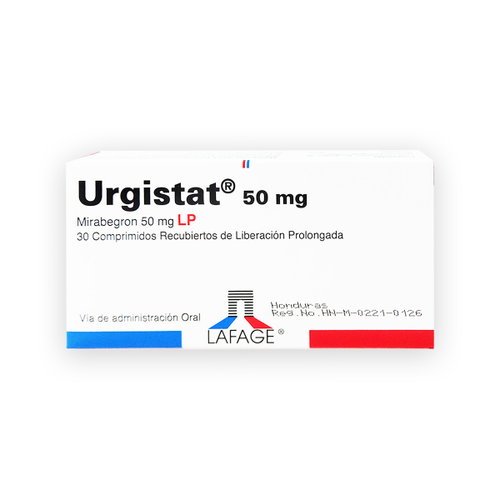 Urgistat 50Mg X 30 Comprimidos Urgistat 50Mg X 30 Comprimidos para incontinencia urinaria
