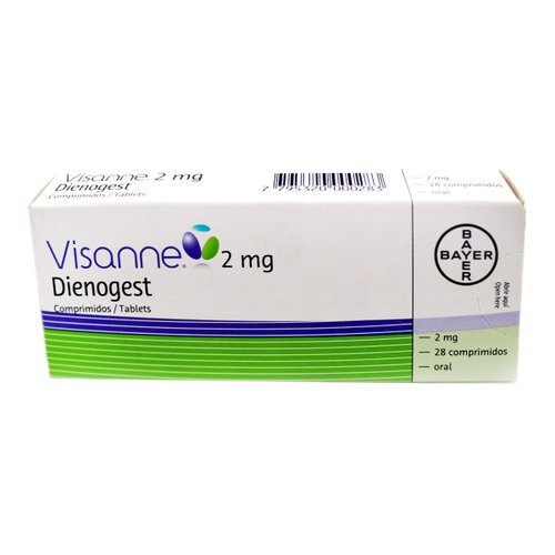Visanne 2 Mg X 28 Comprimidos Visanne 2 Mg X 28 Comprimidos