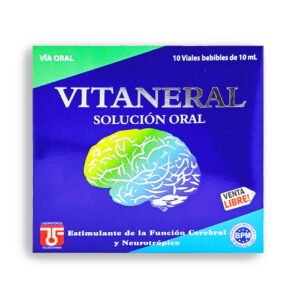 Vitaneral X 10 Ampollas Bebibles para mejorar la memoria y agilidad mental